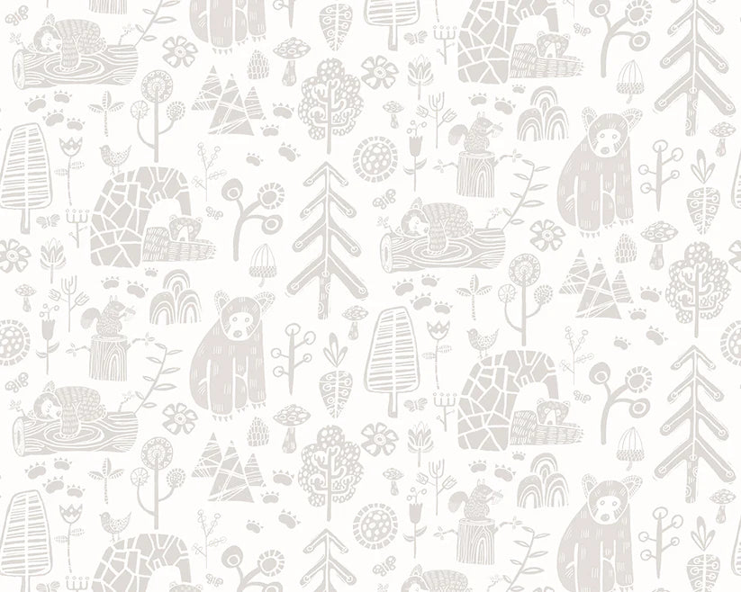 Honeywood Bears Dove Wallpaper