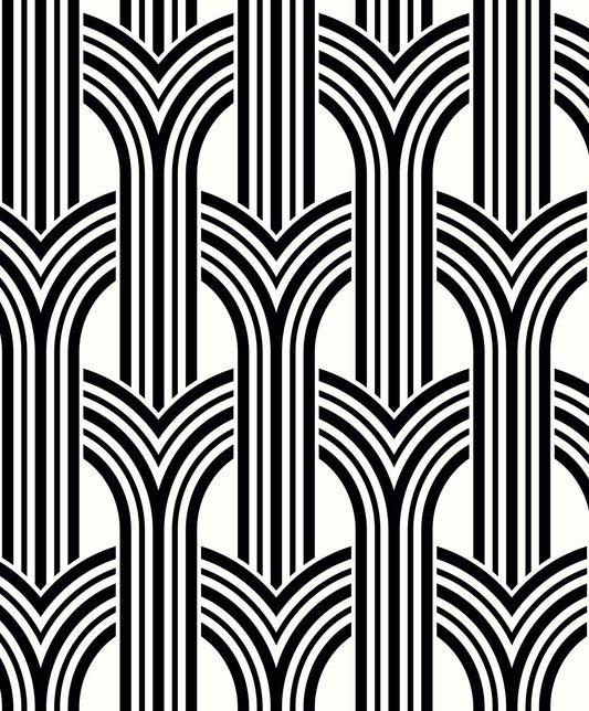 Hendrix Charcoal Wallpaper