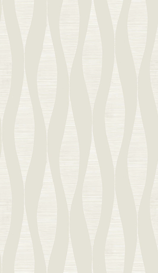 Harmony Oyster Wallpaper