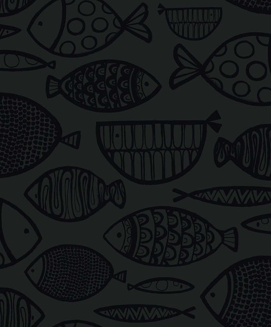 Cadence Volcanic Black Wallpaper
