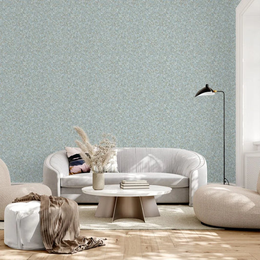 Textured Marble Soft Blue / Gold