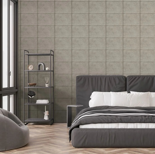 Urban Block Champagne - Wallpaper Inn