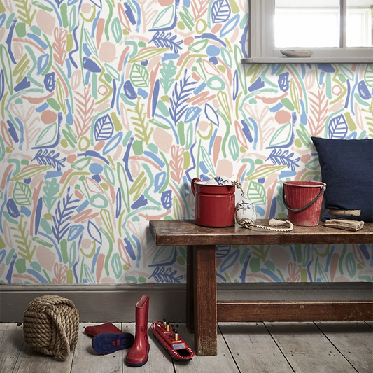 Verdure - Periwinkle Wallpaper