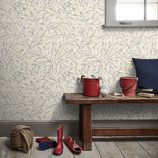 Lorena Vine - Linen Wallpaper