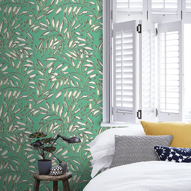 Lorena Vine - Emerald Wallpaper