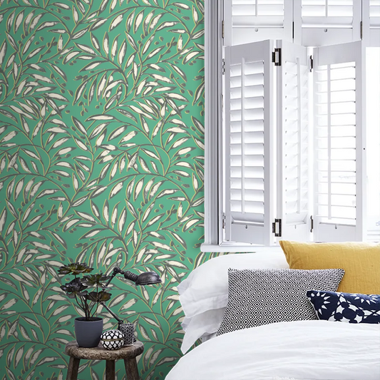 Lorena Vine - Emerald Wallpaper