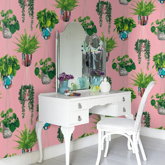 Houseplant - Bubble-gum Wallpaper