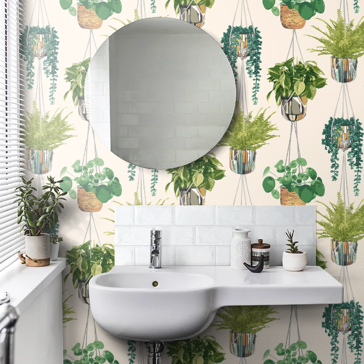 Houseplant - Sage & Cider Wallpaper