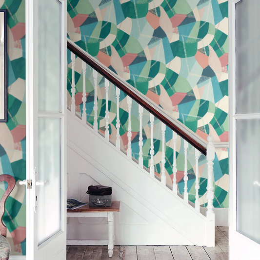 Abstract Geo - Flamingo Wallpaper