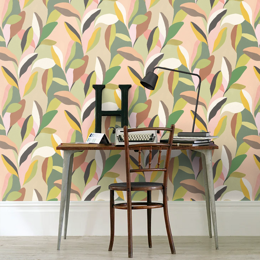 Riviera Sepia & Moss Wallpaper