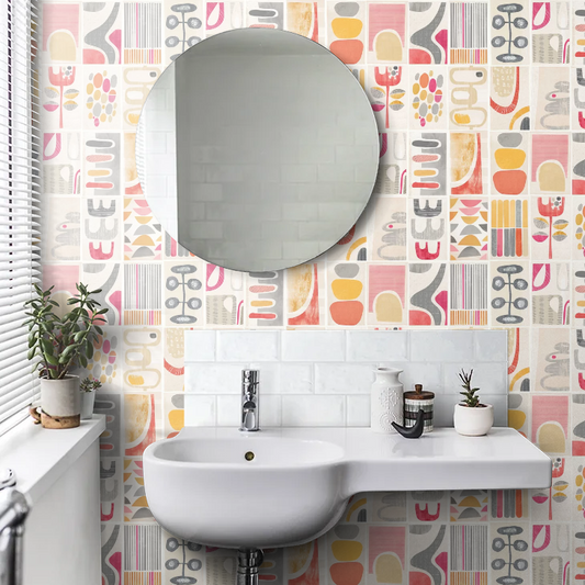 Snip Snip - Tulip & Smoke Wallpaper