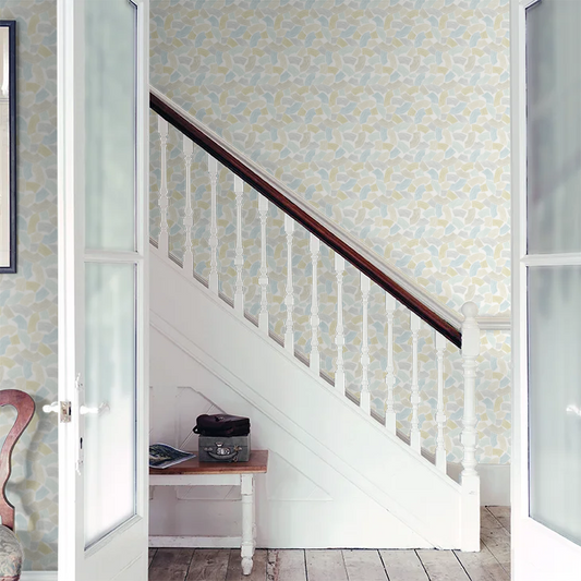 Elements - Duck Egg & Linen Wallpaper