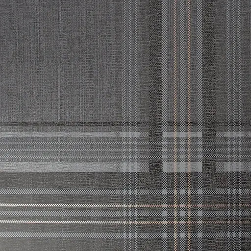 Rhea Plaid Charcoal Wallpaper Wallpaper Inn