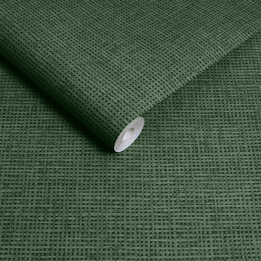 Rustic Weft - Palm Wallpaper