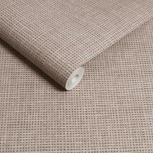 Rustic Weft - Stone Wallpaper