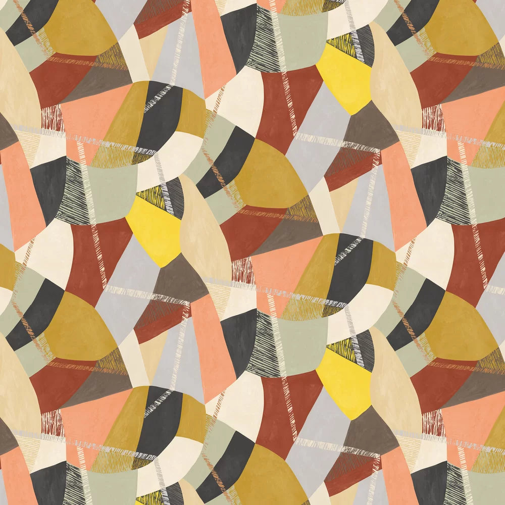 Abstract Geo - Cinnamon Wallpaper