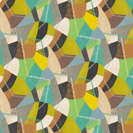 Abstract Geo - Jade Riot Wallpaper