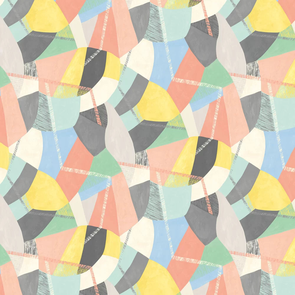 Abstract Geo - Pastel Pop Wallpaper