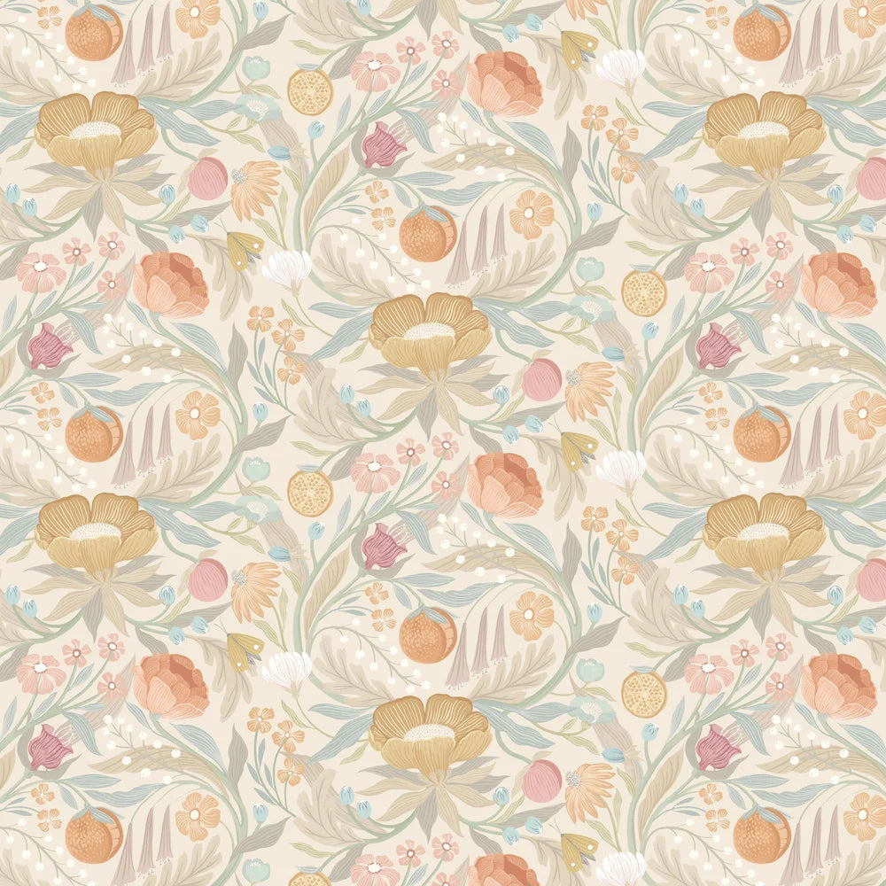 CLEMENTINE - Chalk & Parchment Wallpaper