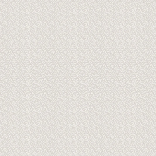 Dotty Leaf - Silver Wallpaper