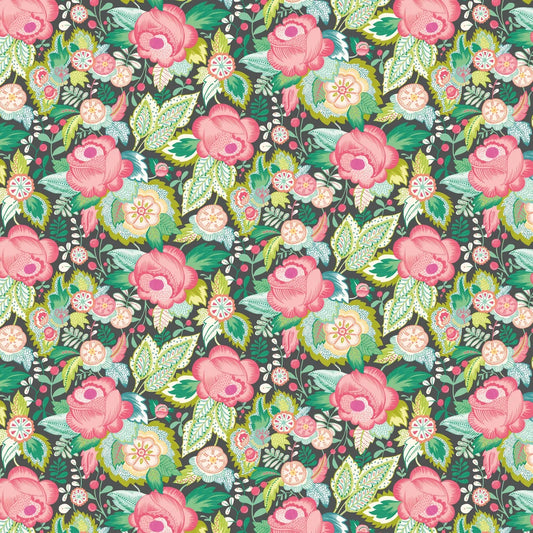 Emily Rose - Ebony Citrus Wallpaper