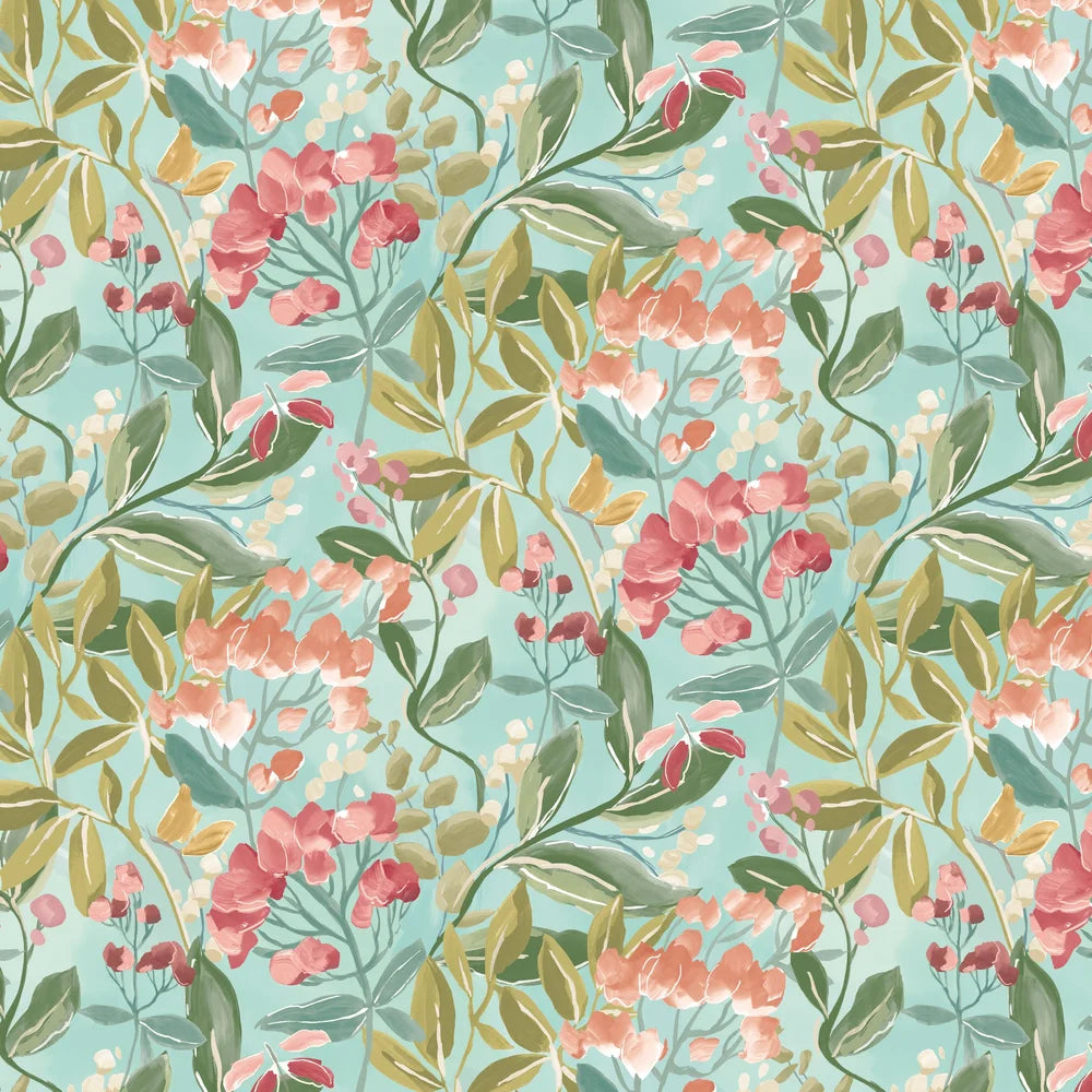 Florence - Ginger & Duckegg Wallpaper