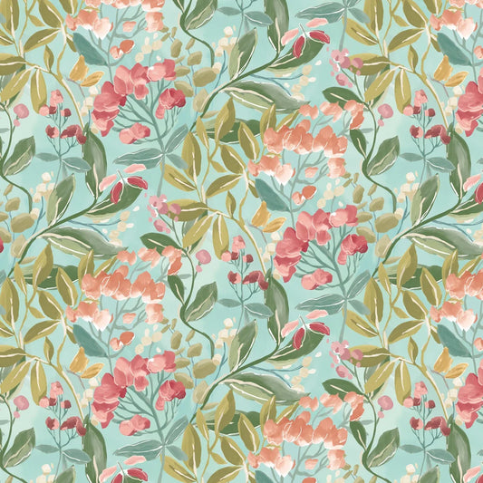 Florence - Ginger & Duckegg Wallpaper