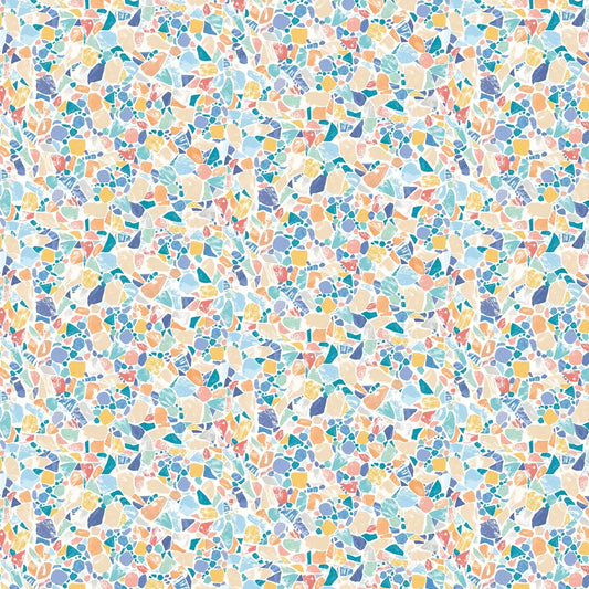 Fragments - Indigo & Cider Wallpaper
