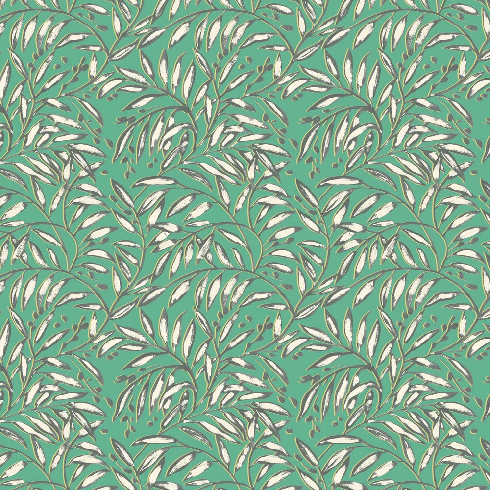 Lorena Vine - Emerald Wallpaper