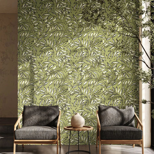 Lorena Vine - Olive Wallpaper