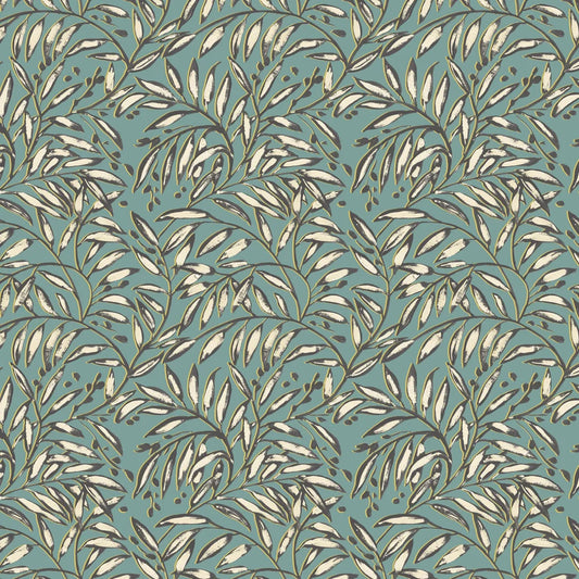 Lorena Vine - Petrol Wallpaper