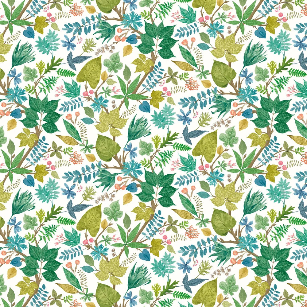 Lush Leaves - Fresh Fern Wallpaper