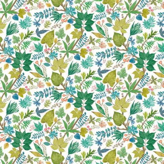 Lush Leaves - Fresh Fern Wallpaper