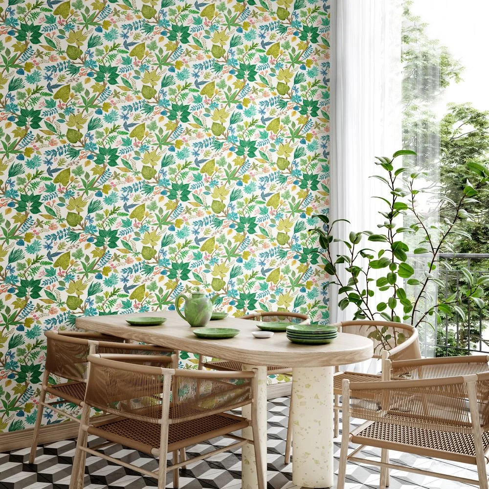 Lush Leaves - Fresh Fern Wallpaper