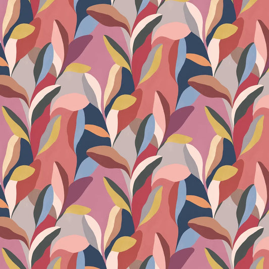 Riviera Mulberry Wallpaper