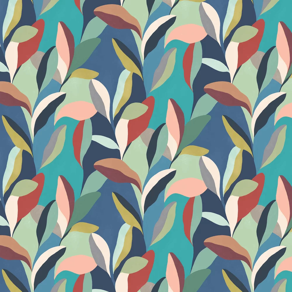 Riviera Peacock Wallpaper