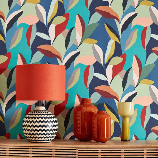 Riviera Peacock Wallpaper