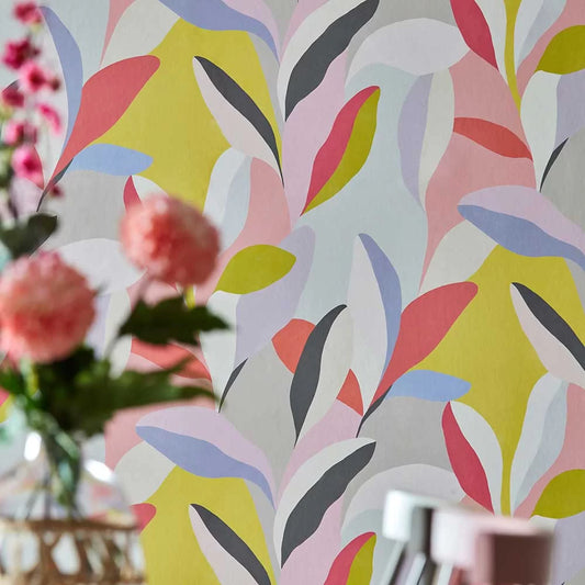 Riviera Rouge & Iris Wallpaper