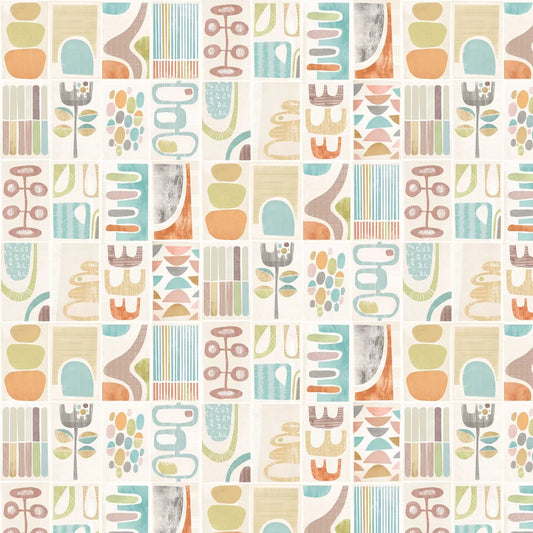 Snip Snip -  Sepia & Sage Wallpaper