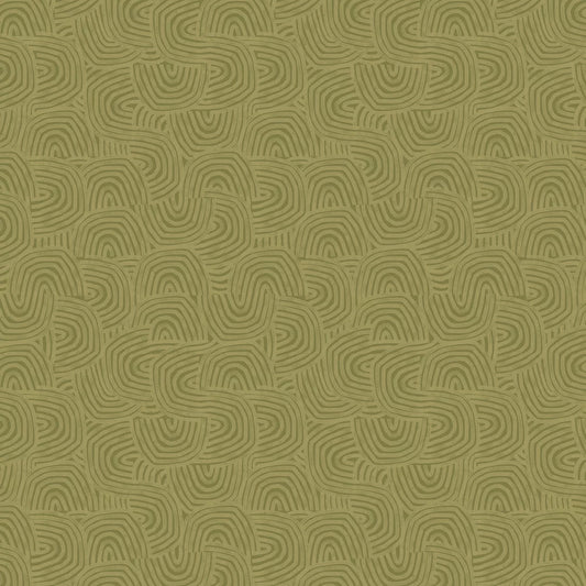 Venation - Olive Wallpaper