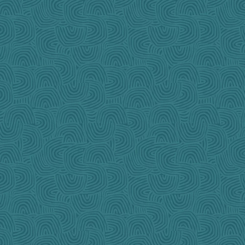 Venation - Teal Wallpaper