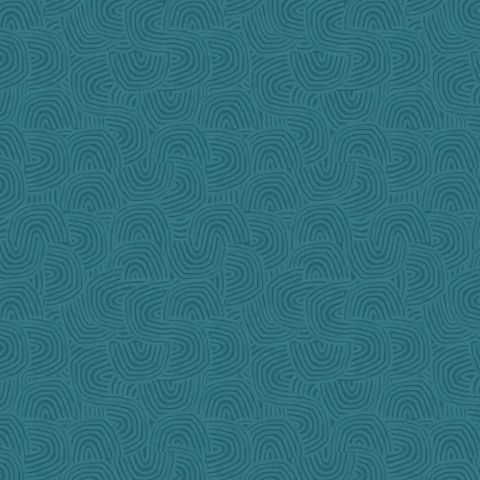 Venation - Teal Wallpaper