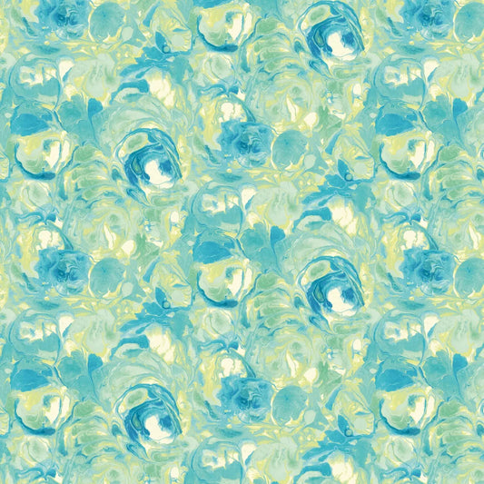 Venetian - Sapphire Swirl Wallpaper