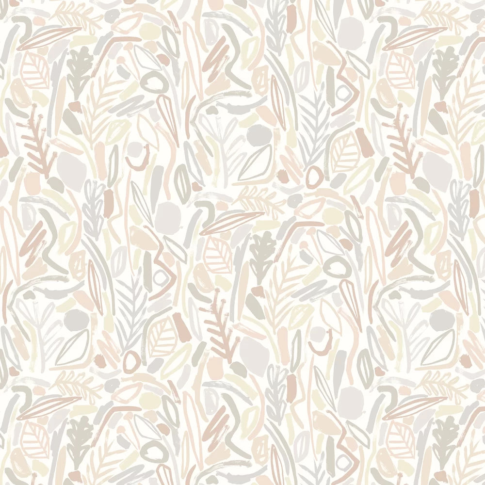 Verdure - Parchment Wallpaper