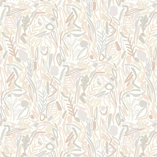 Verdure - Parchment Wallpaper