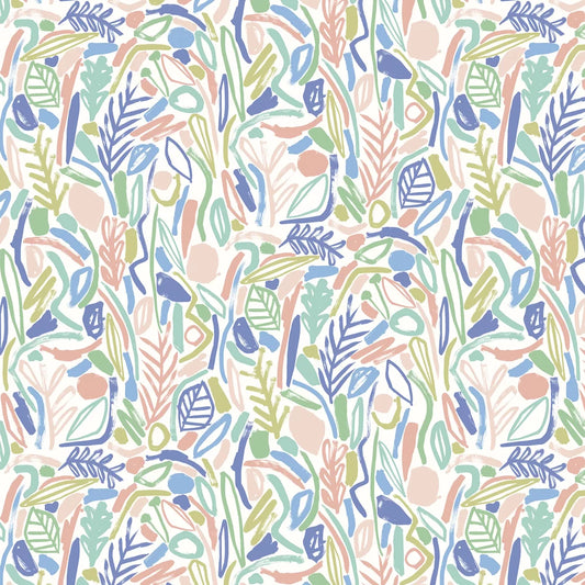 Verdure - Periwinkle Wallpaper