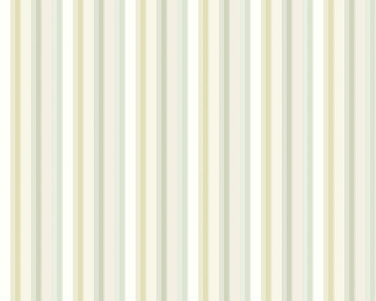 Multi Stripe Pistachio Mix - Wallpaper Inn