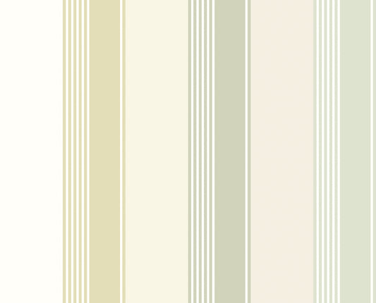 Multi Stripe Pistachio Mix - Wallpaper Inn