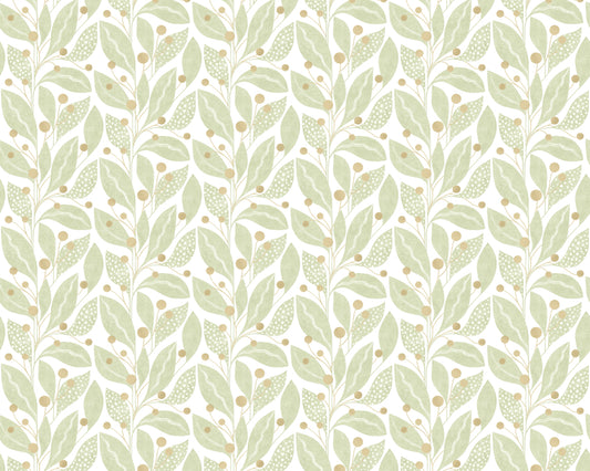 Berry Dot Artichoke - Wallpaper Inn