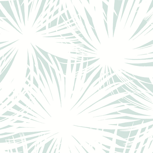 Palm Silhouette Lagoon - Wallpaper Inn